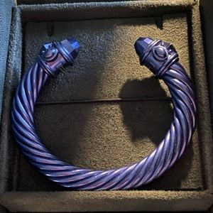 David Yurman Renaissance Bracelet in Blue Aluminum